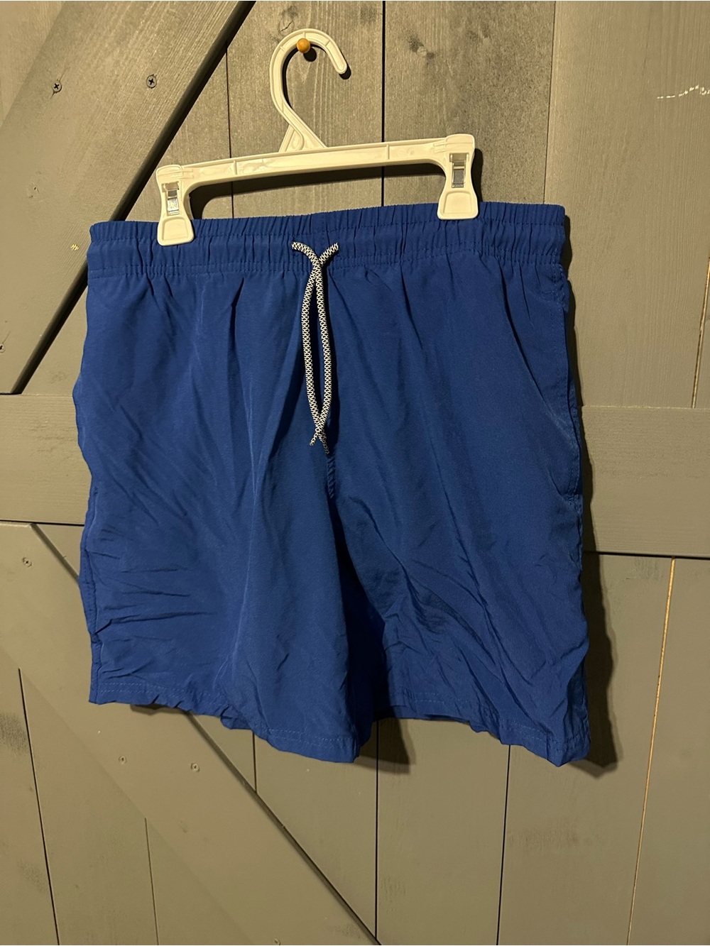 Biwisy Men’s Royal Blue Quick-Dry Swim Trunks - Size Small
